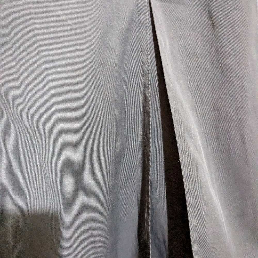 AB Studio Gray Trench Coat Classic Design 16 - Picture 7 of 11